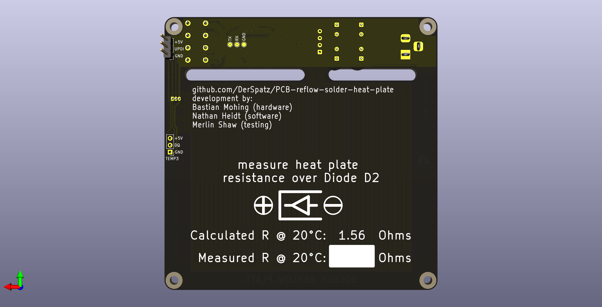 heatplate PCB back