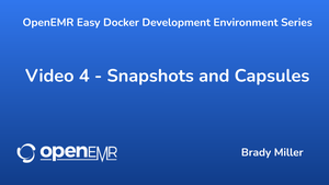 Snapshots and Capsules Video Tutorial