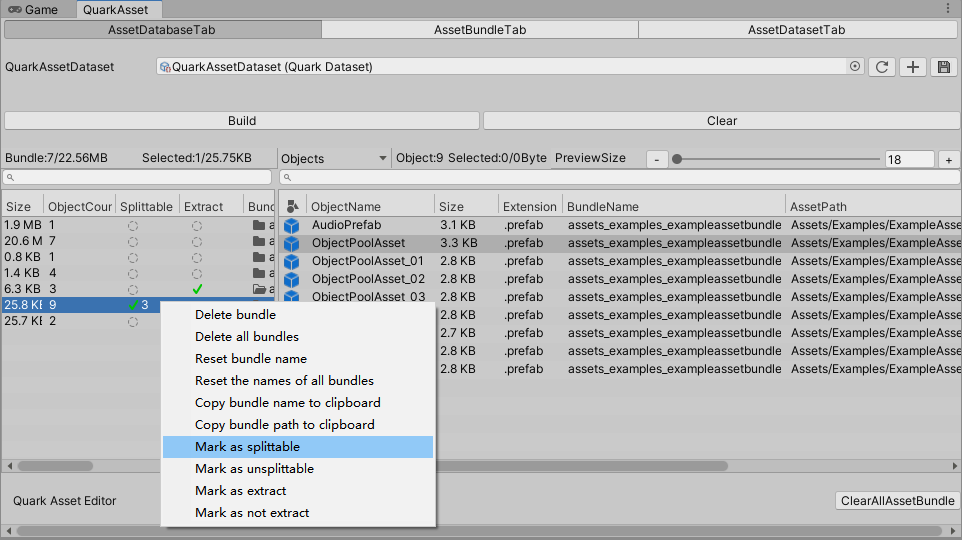 Quark_AssetDatabaseTab_SplitBundle