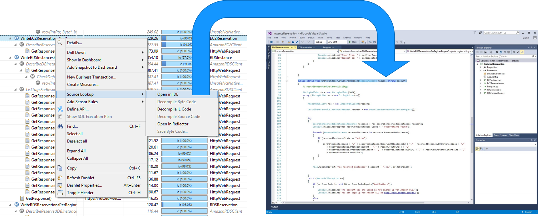 edit run configurations