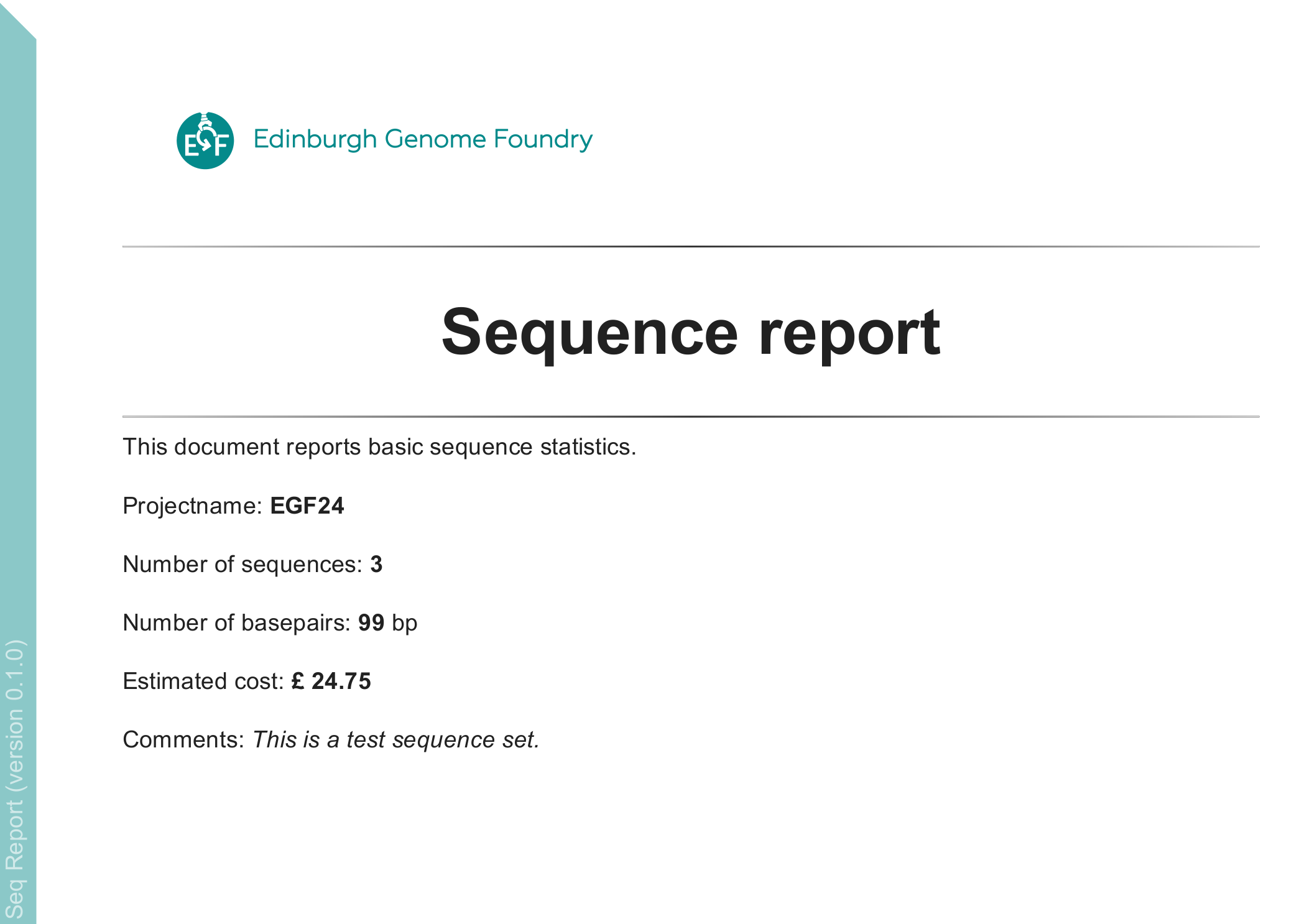 Seq Report