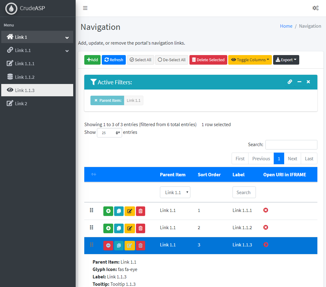 Data View Example