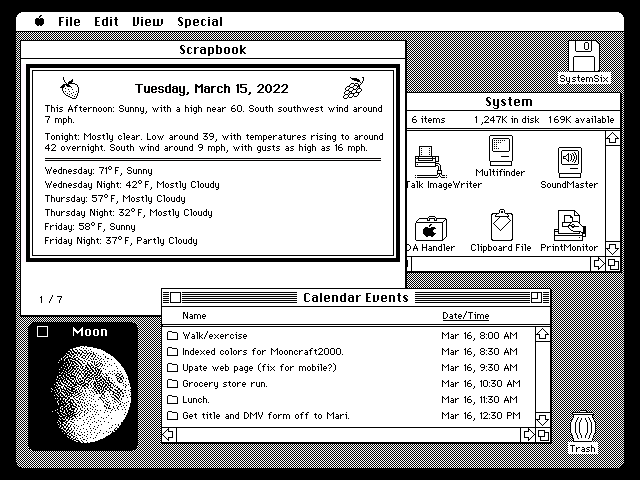 SystemSix screenshot.