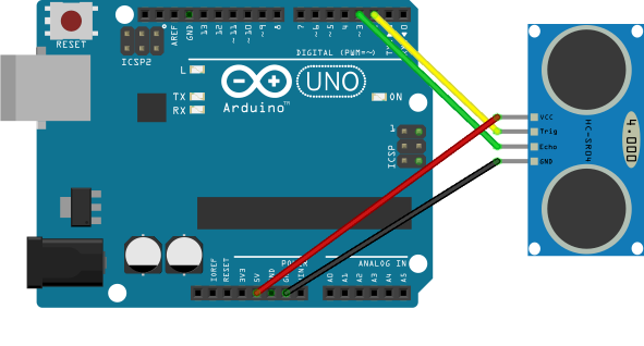 Arduino Uno HC-SR04