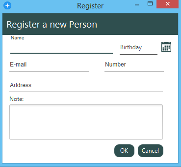 register screen