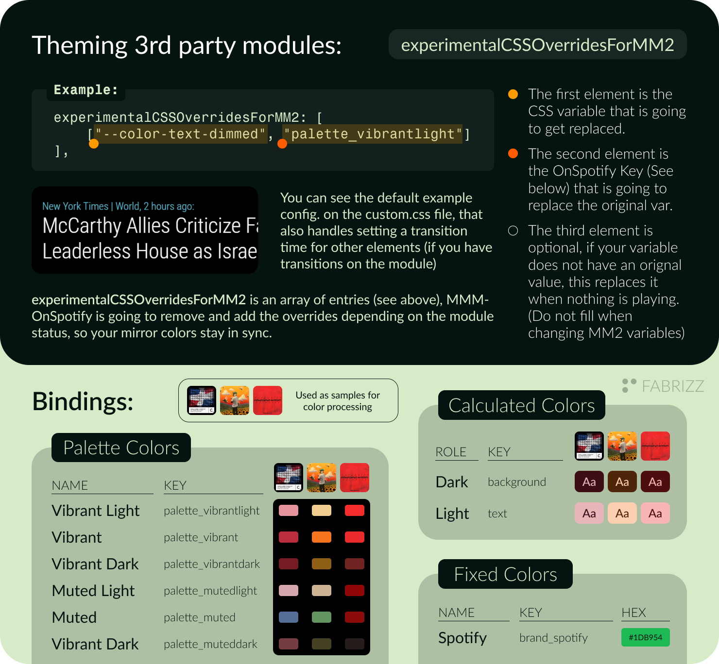 MMM-OnSpotify 3rd Party theming