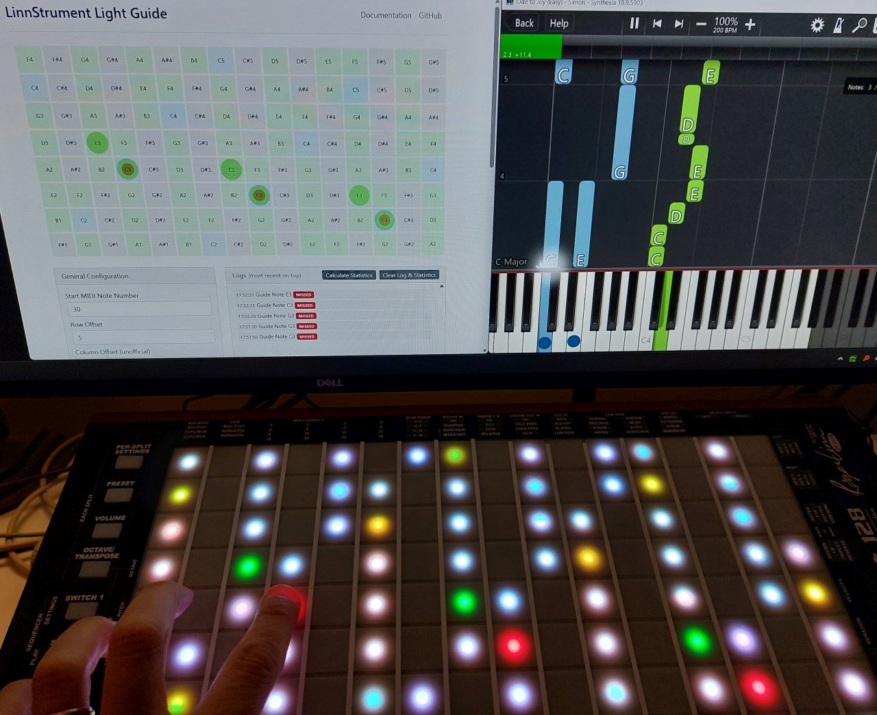 Synthesia Light Guide