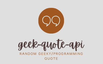 geek-quote-api logo