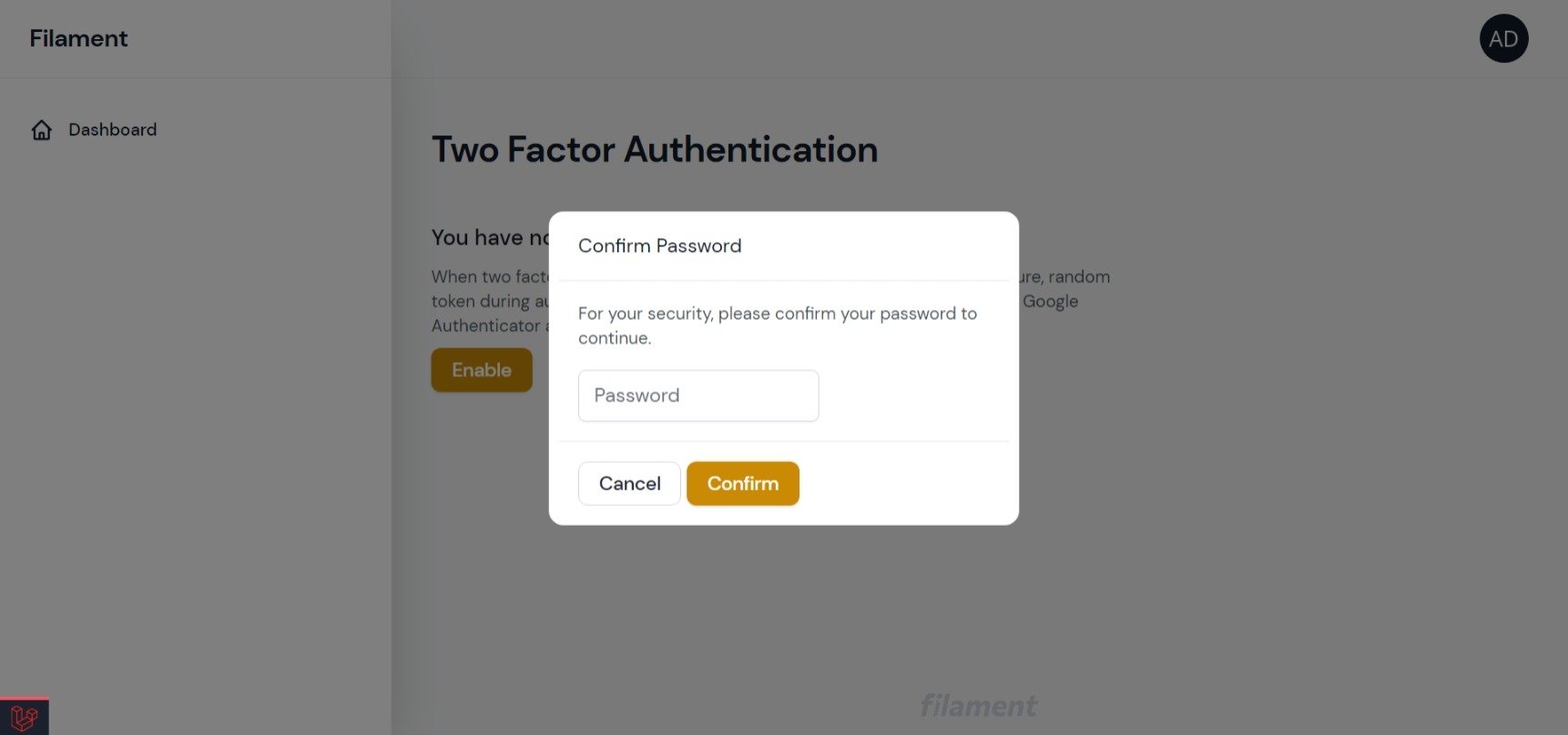 Confirm Password