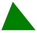 scalene green triangle