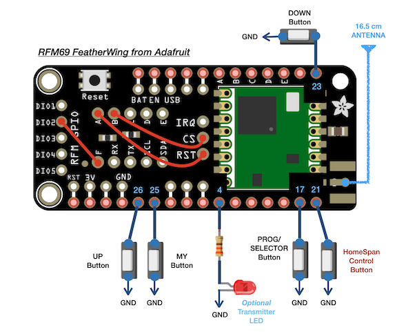 RFM69 Wiring