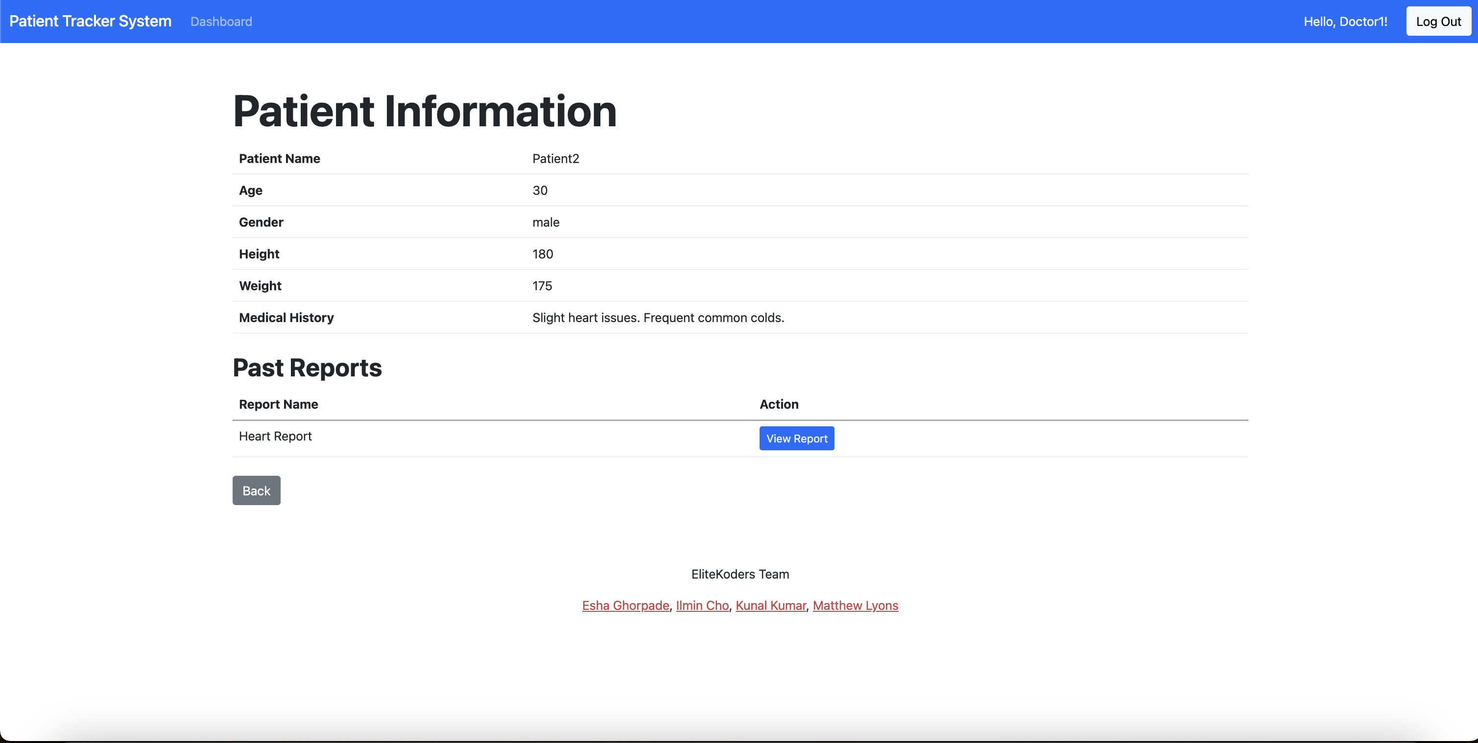 View Medical Records