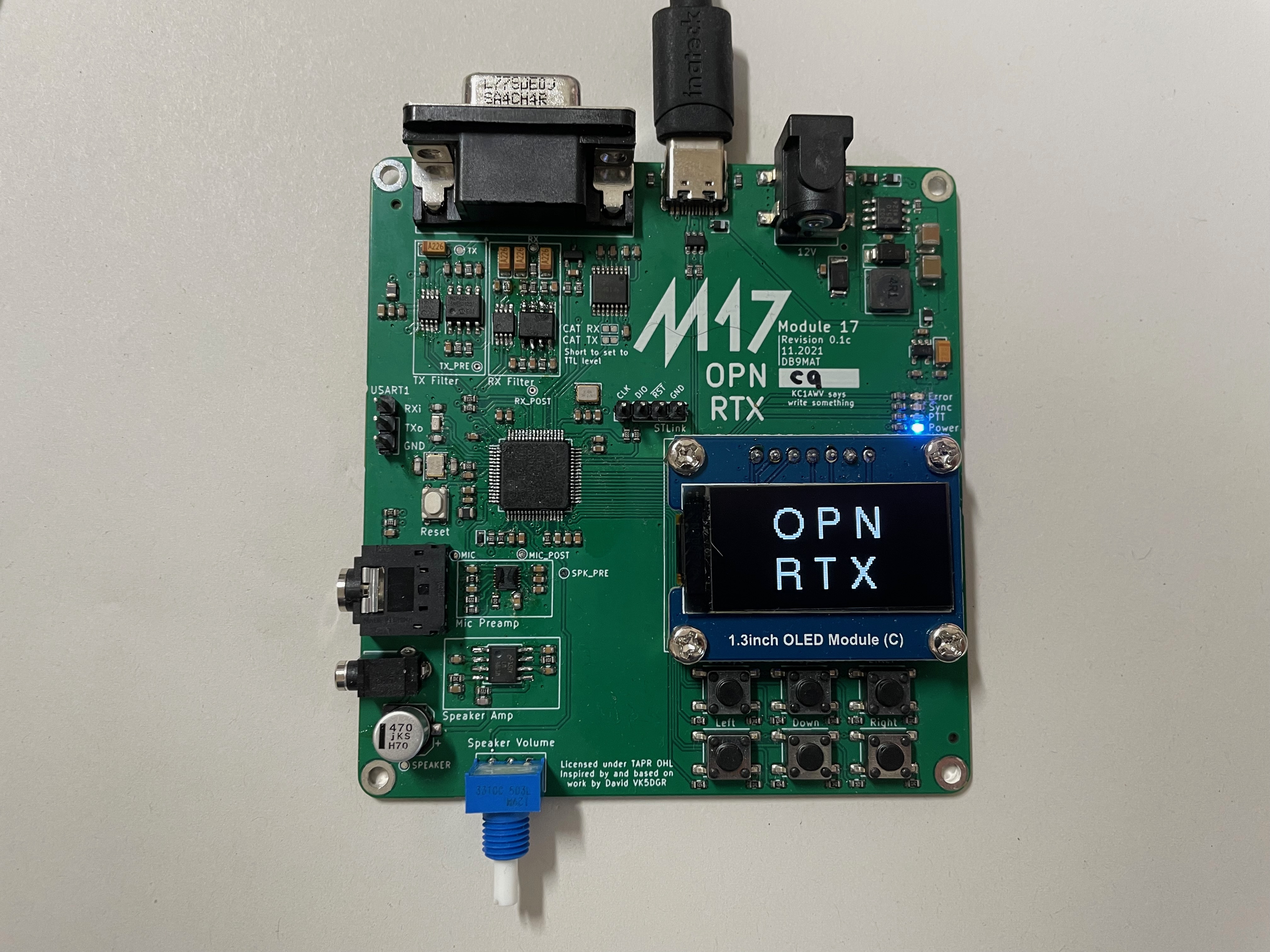 Module 17 r0.1c board