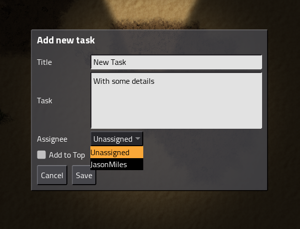 add task