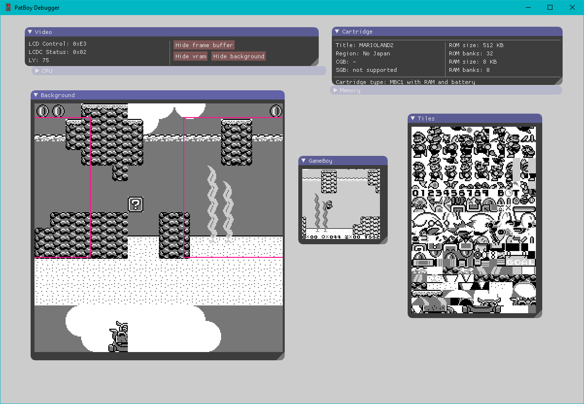 PatBoy Debugger Video