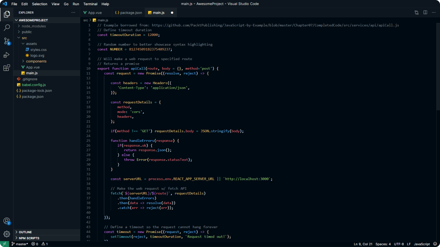 A preview of VS Code 2.0 syntax highlighting