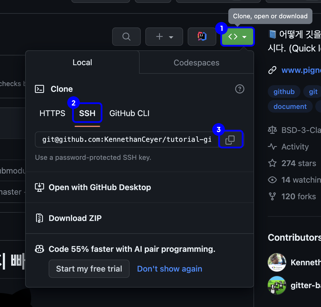 SSH connection string