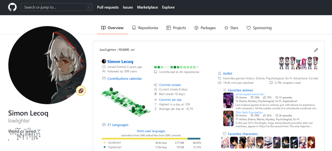 GitHub Profile Example