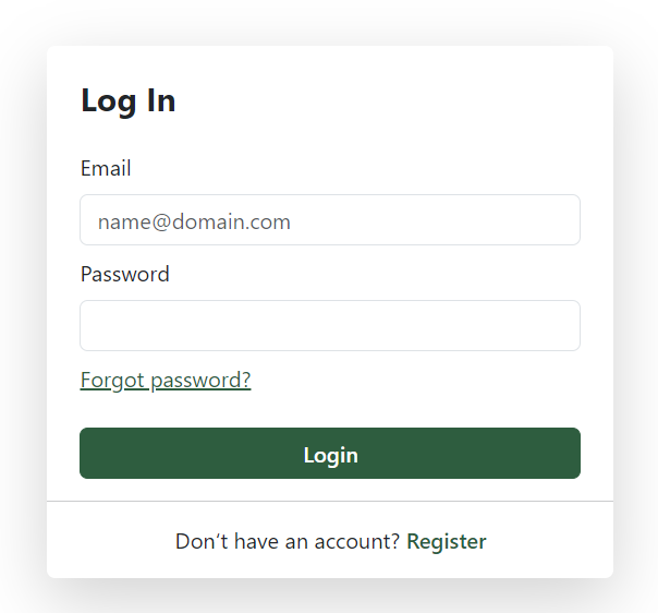 Login Page