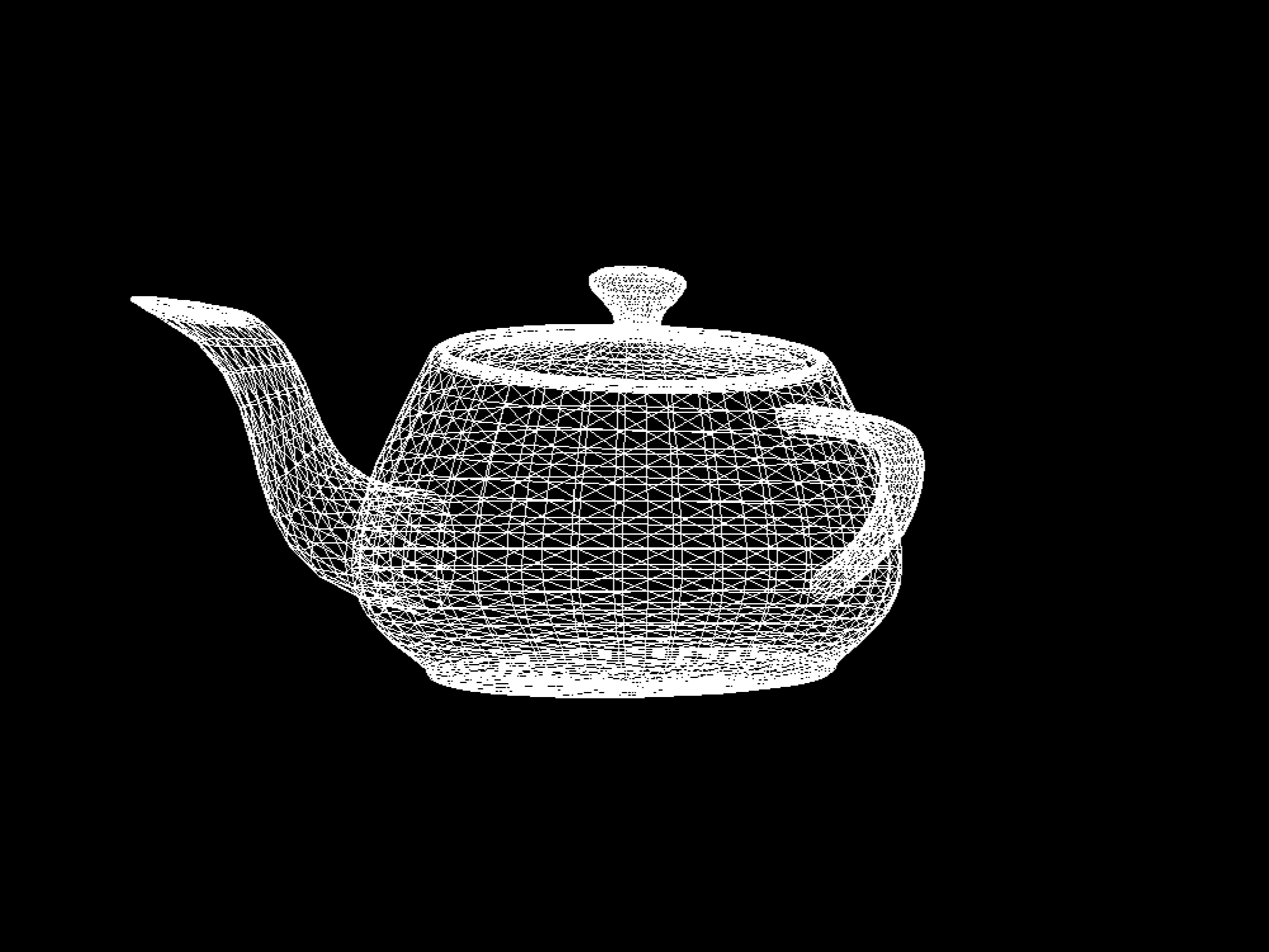 Wire Mesh Utah Teapot