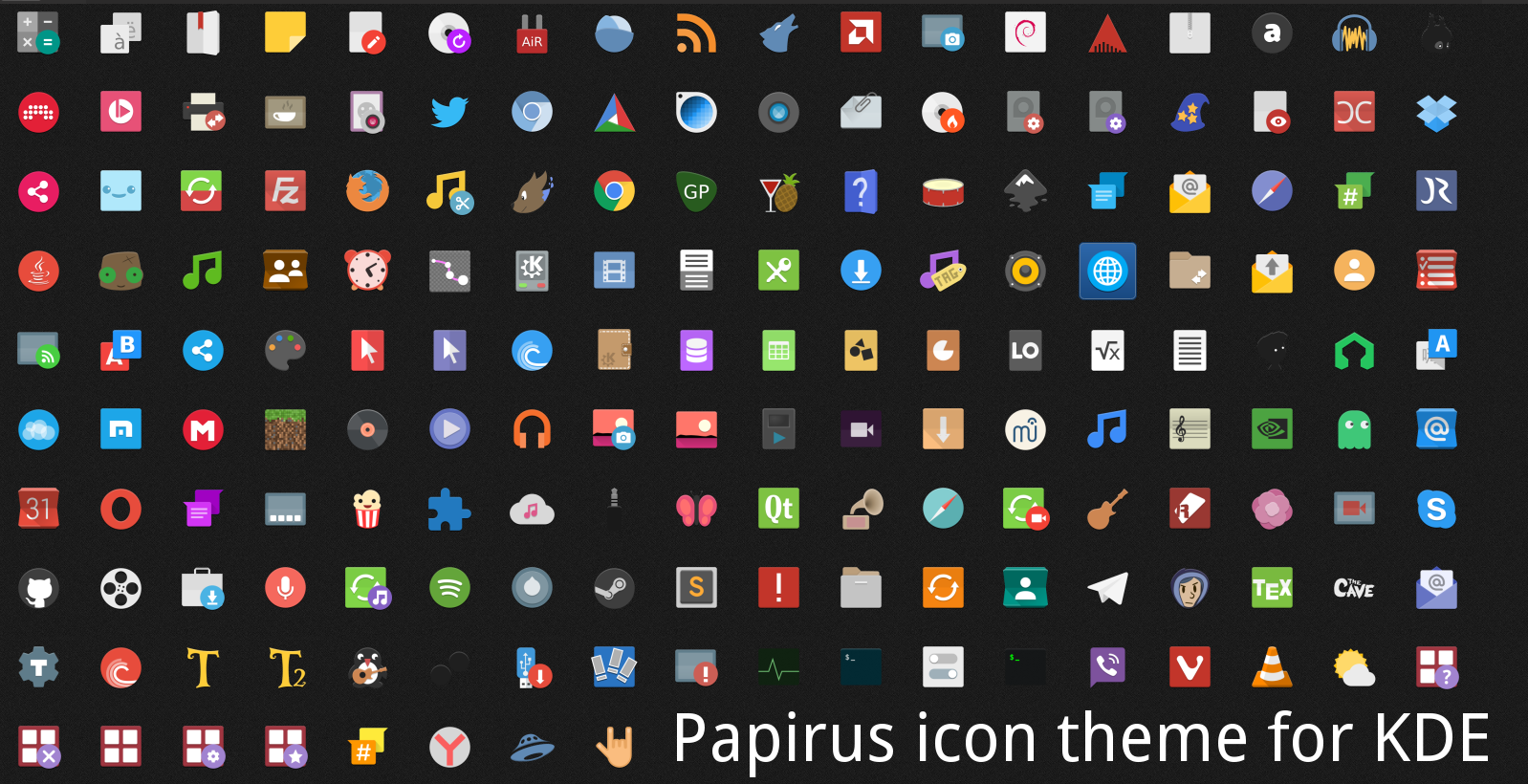 Screenshot icons