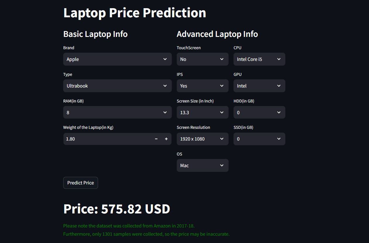 Laptop-Price-Prediction