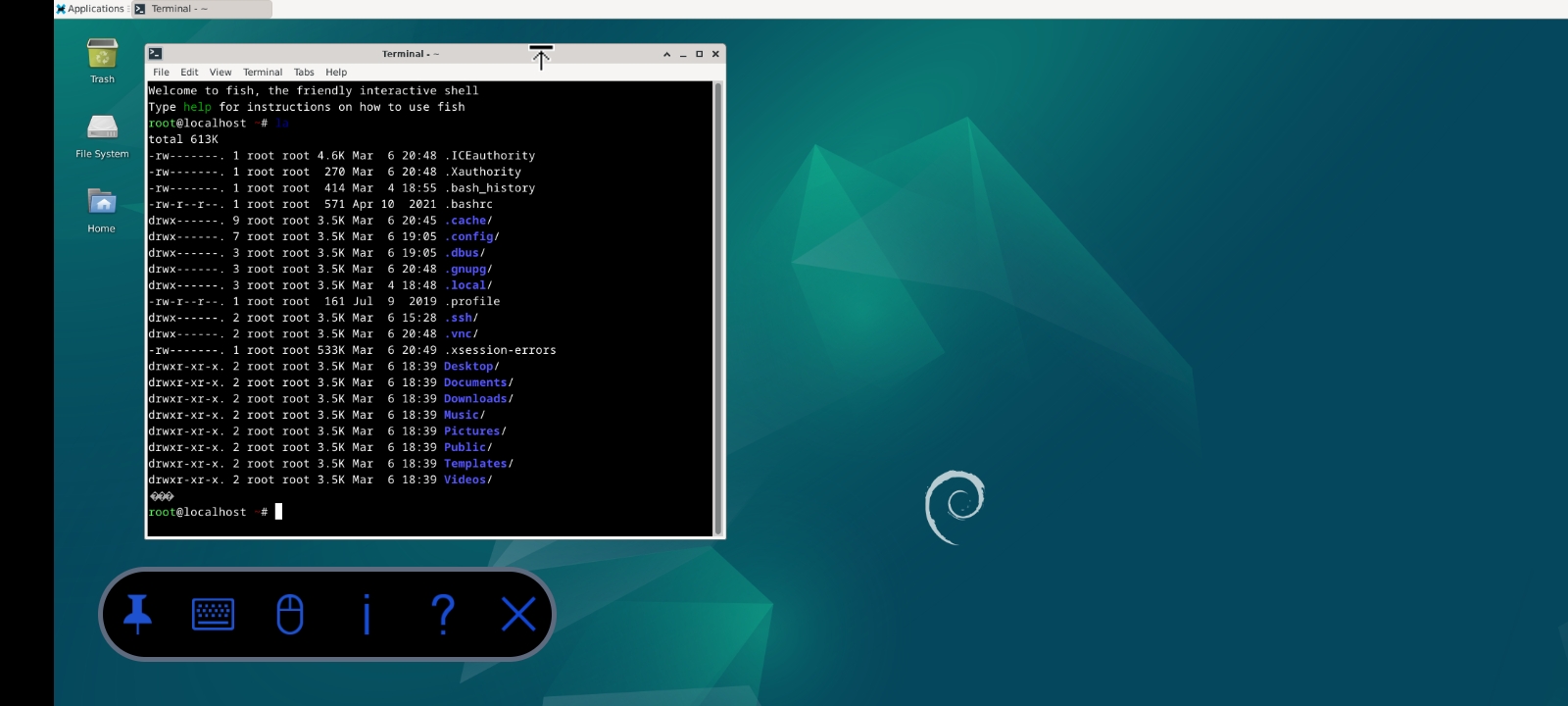 Debian GUI over VNC
