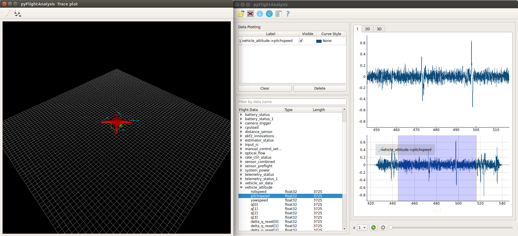 pyFlightAnalysis GUI