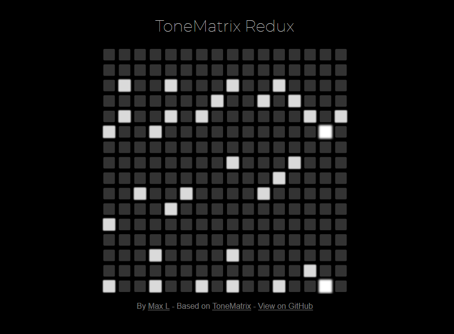 ToneMatrix Redux Screenshot