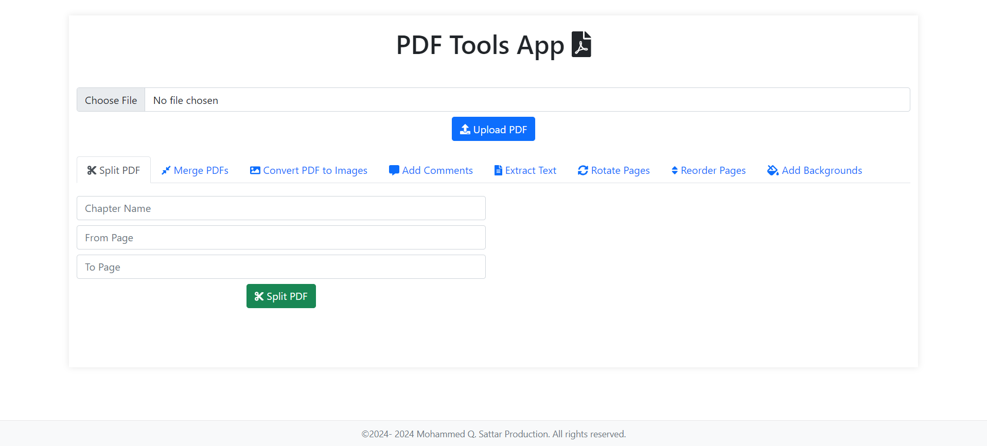 PDF Tools App