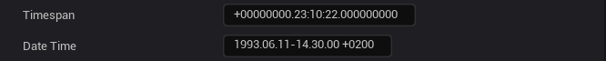 Regular editor view for DateTime and Timespan