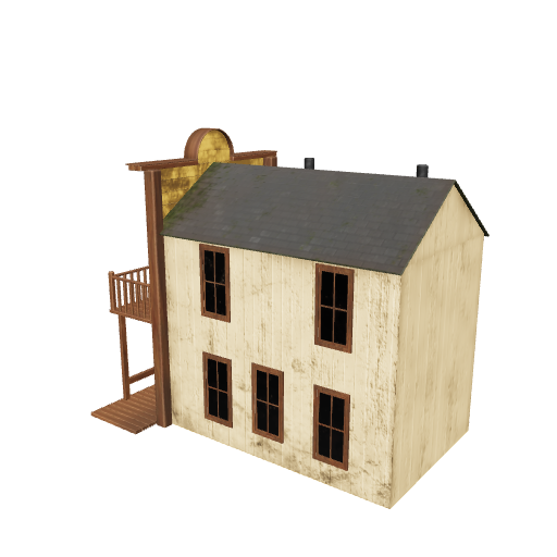 low_poly_wild_west_store