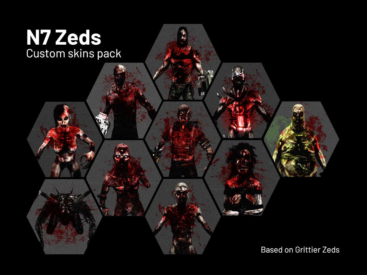 N7 Zeds Custom Skins Pack