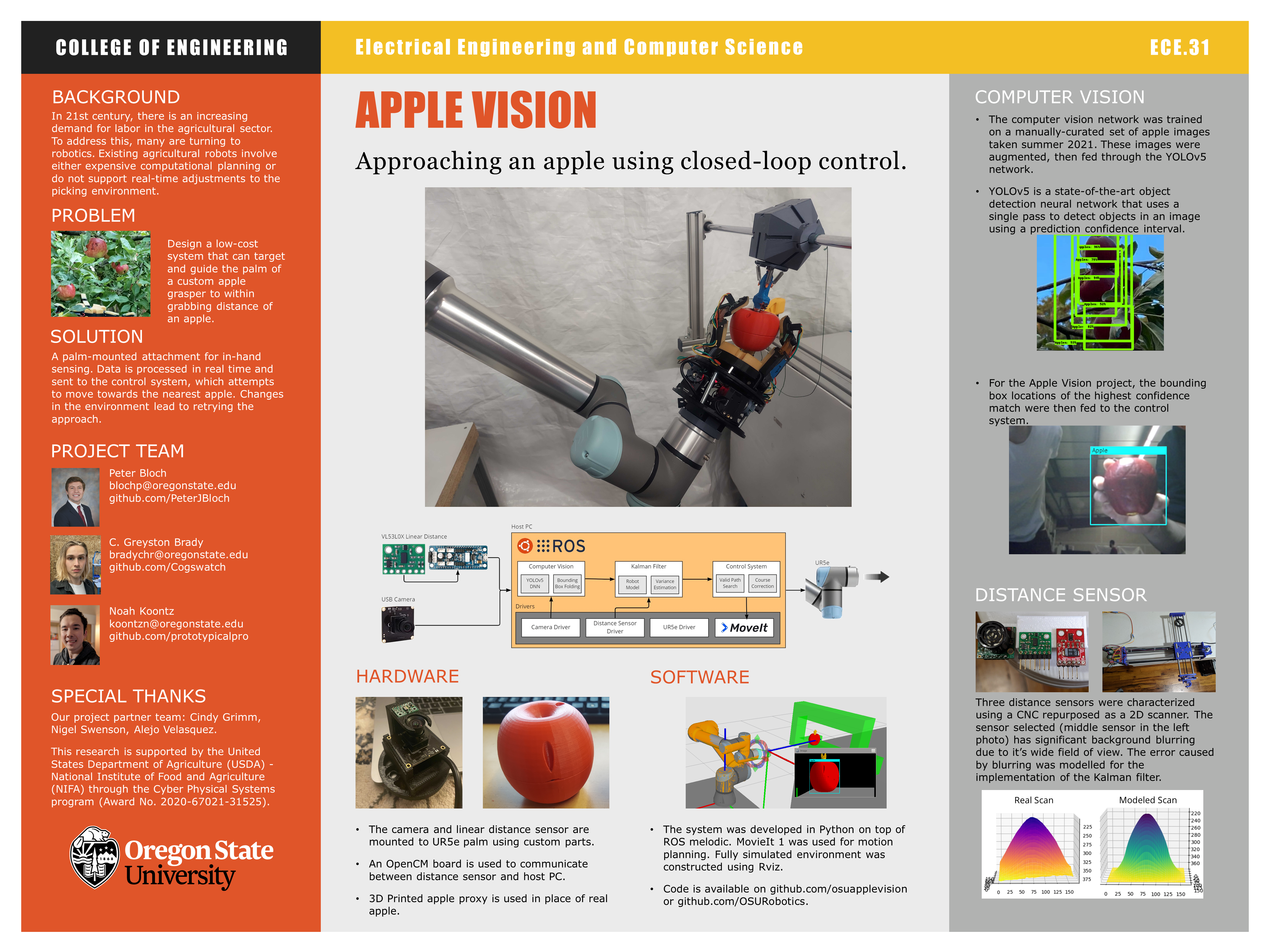 Apple Vision Poster used for the 2022 Capstone expo