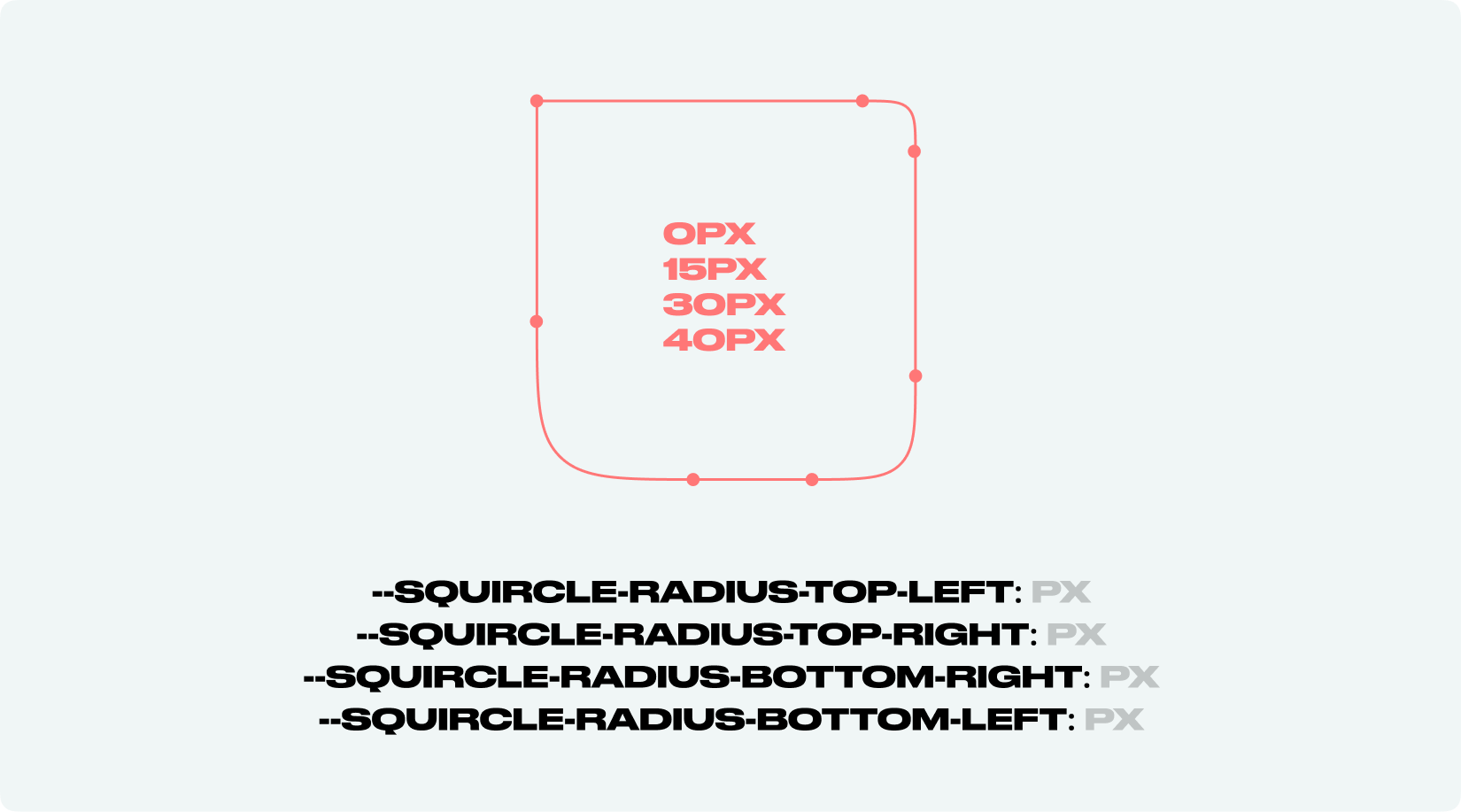 individual border radius