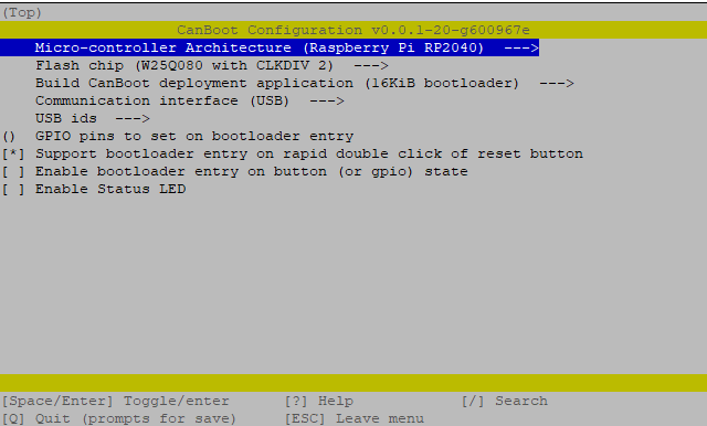 Canboot in USB mode