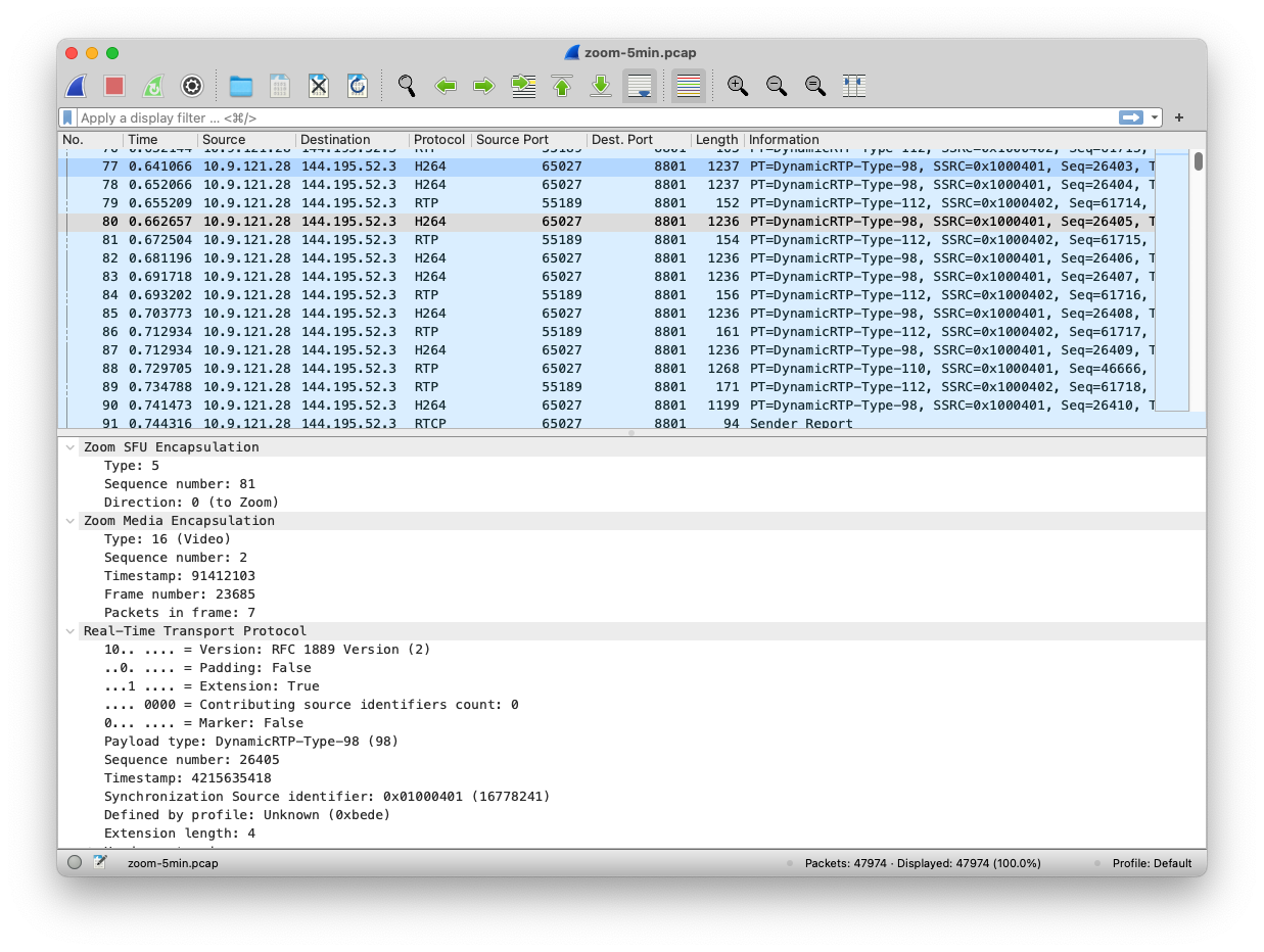 Wireshark Plugin Screenshot