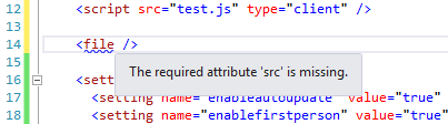 XML Validation in Visual Studio