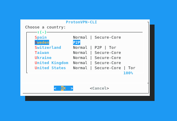 country-selection