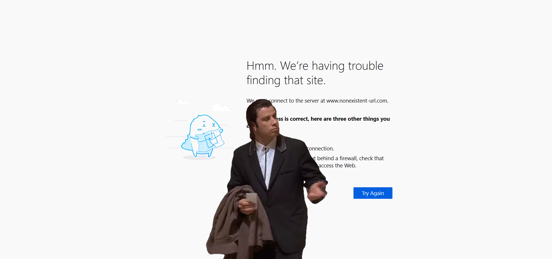 Confused Travolta Meme Screenshot