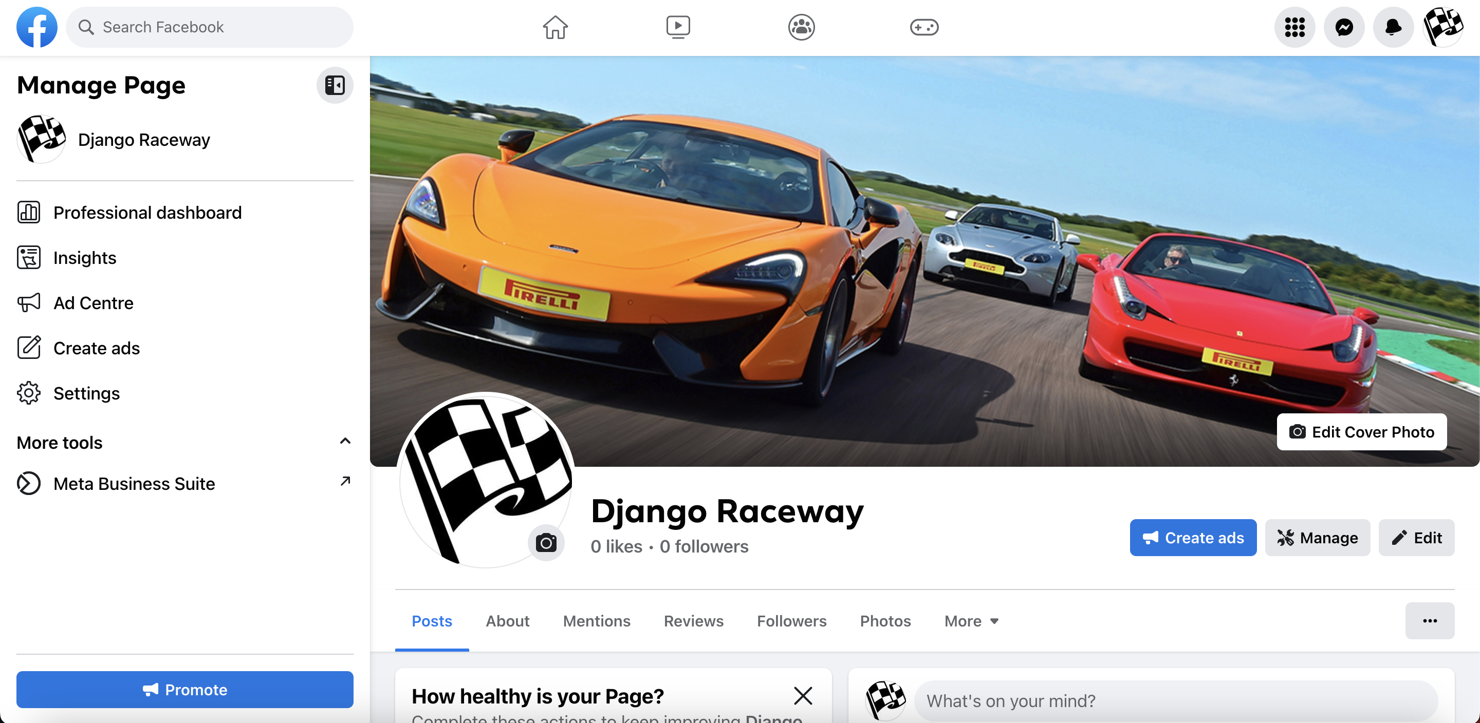 Django-Raceway Facebook page