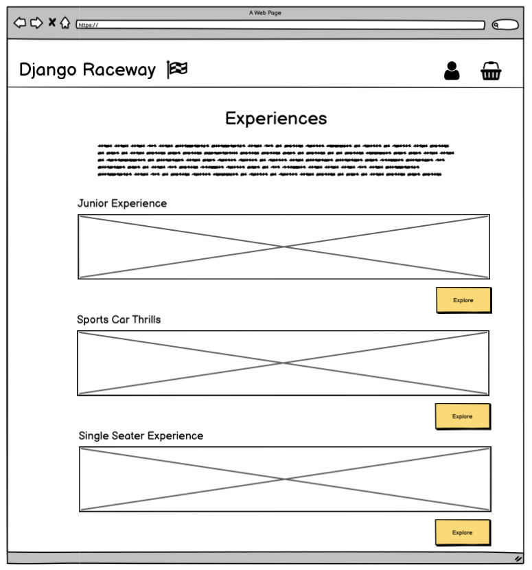 Experiences Page