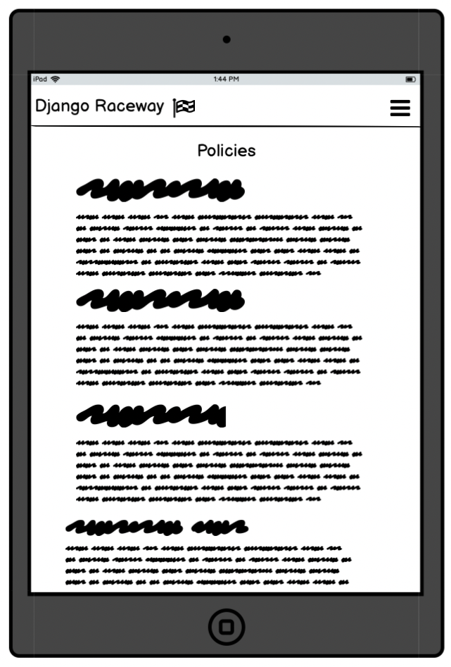 Policies Tablet