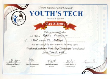 Certification of Arduino Campaign