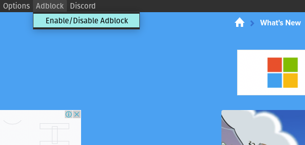 CPClient AdBlocker menu