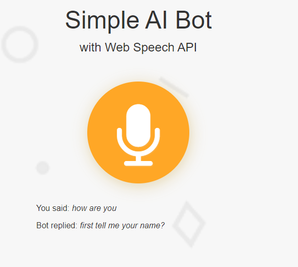 WebSpeechAiBOt