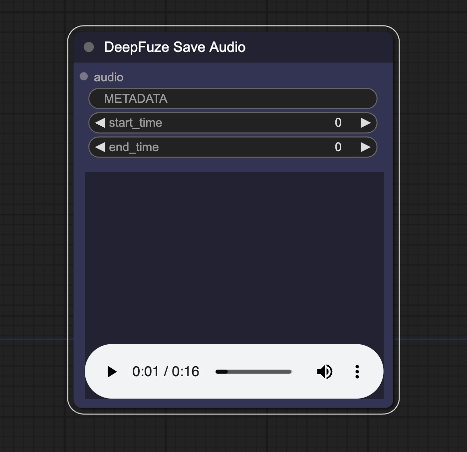 DeepFuze Save_Audio_Node
