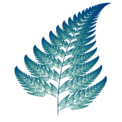 Barnsley's fern example 2