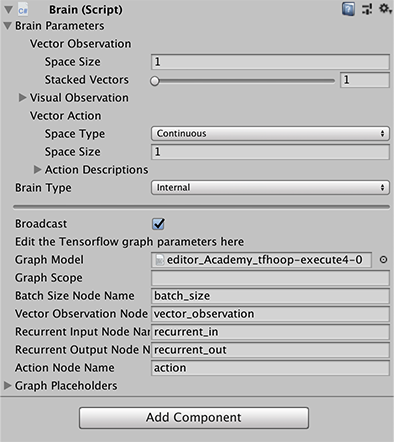 Importing model to the brain