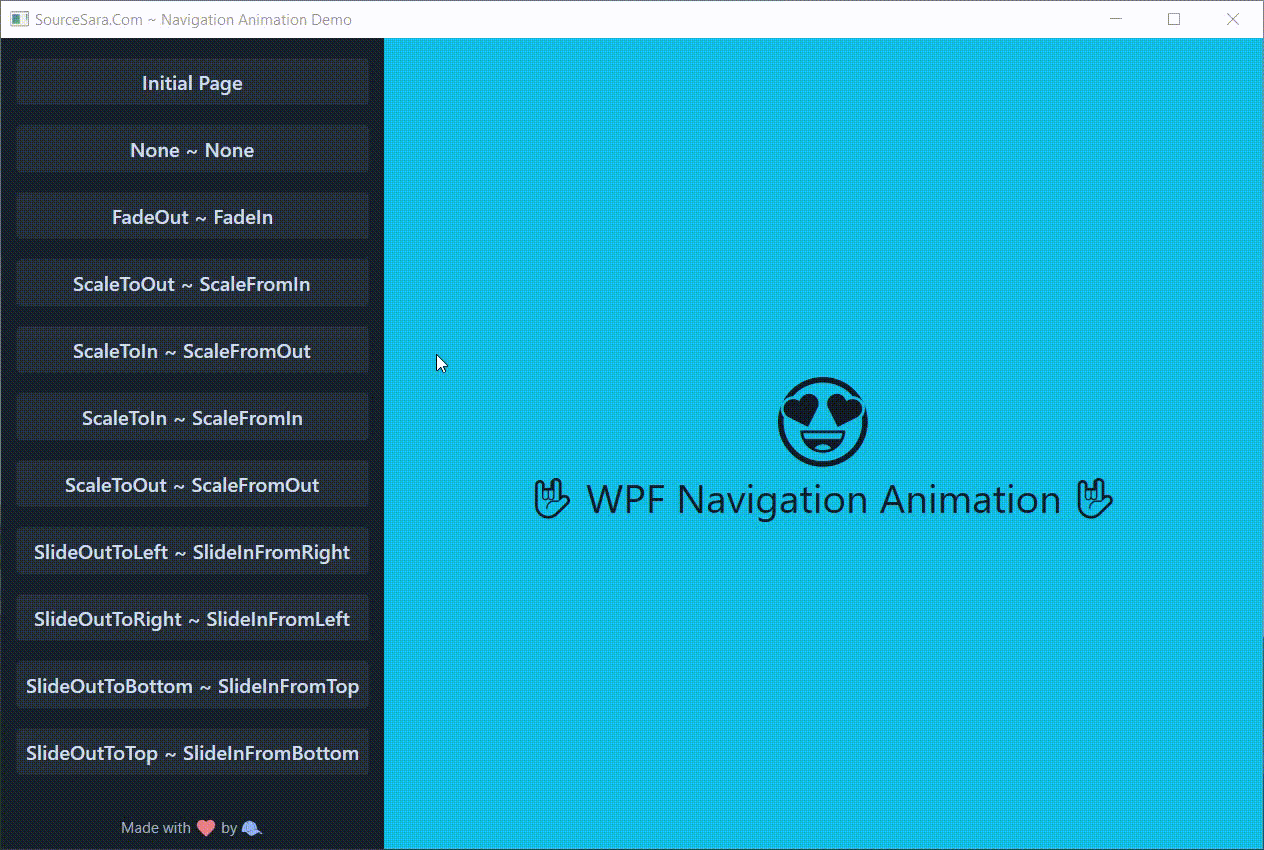 WPF Navigation Animation